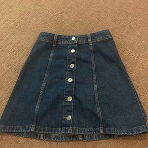 Button Up Jean Skirt from H&M! (Size 0)
